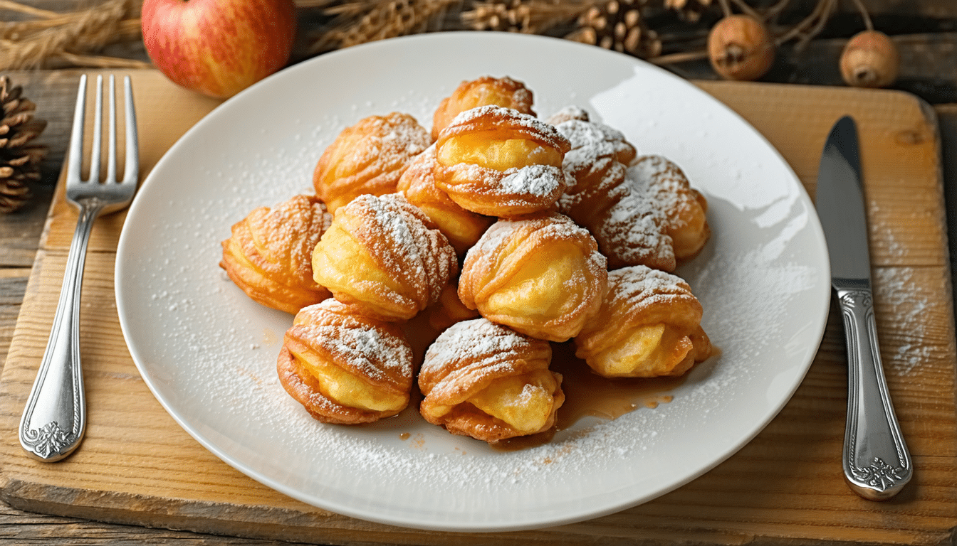 découvrez la recette irrésistible des beignets feuilletés pomme cannelle, une douceur automnale qui allie le croustillant de la pâte feuilletée à la douceur des pommes et aux épices réconfortantes de la cannelle. une indulgence gourmande à savourer sans modération!