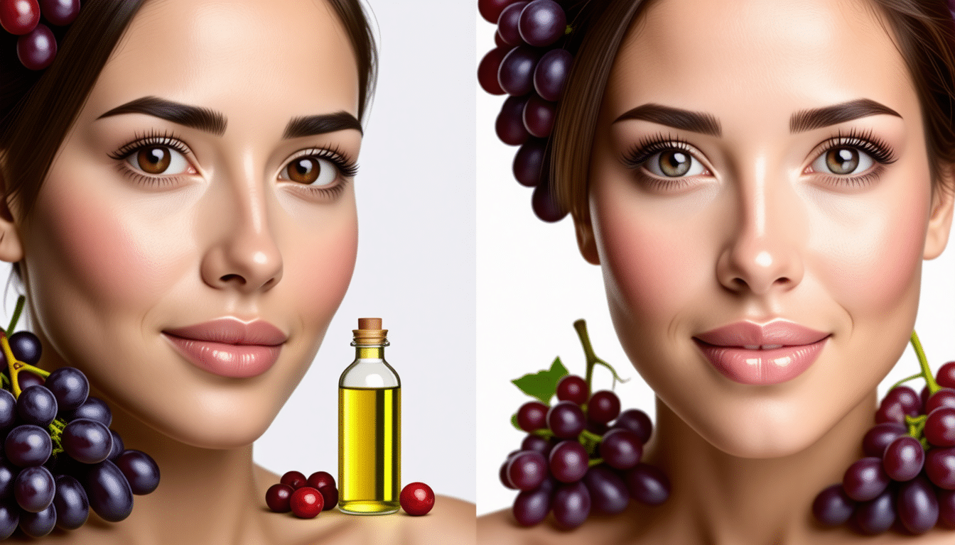 Huile de pépin de raisin : mon visage transformé, mon avis bluffant