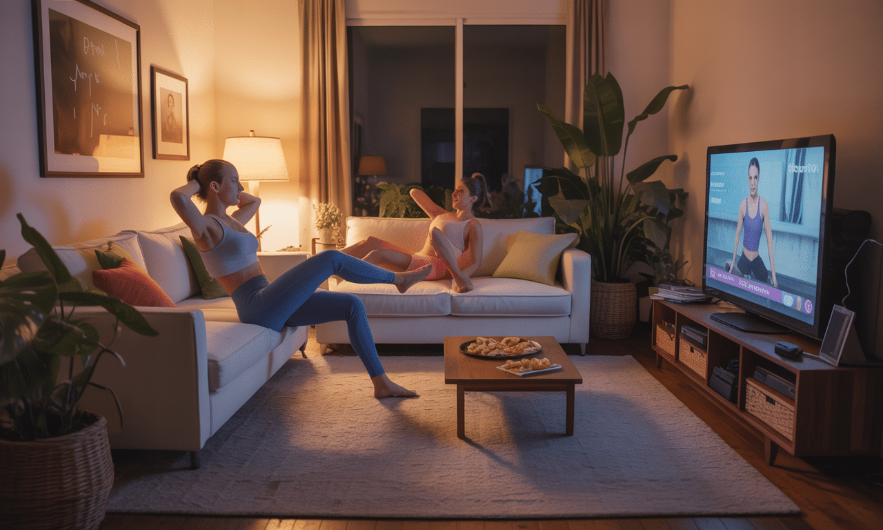 découvrez 4 exercices simples et efficaces pour raffermir vos abdos et obtenir un ventre plat, tout en regardant la télévision. idéal pour sculpter votre silhouette sans effort depuis chez vous !